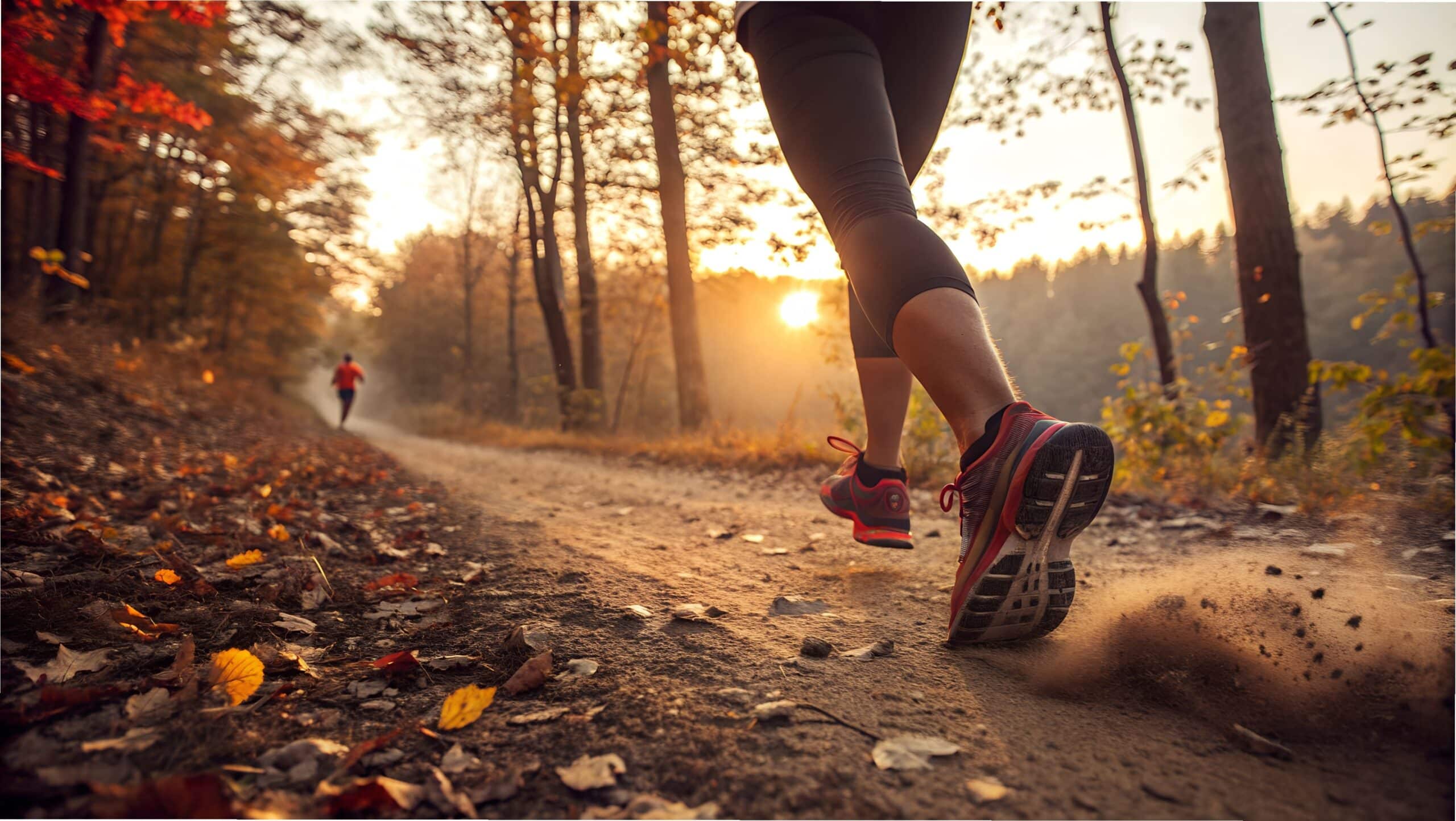 People running in nature for the annual Skukuza Half Marathon